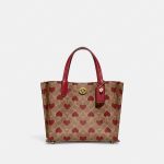 Sales Coupons Deals - Coach Willow Tote 24 In Signature Canvas With Heart Print