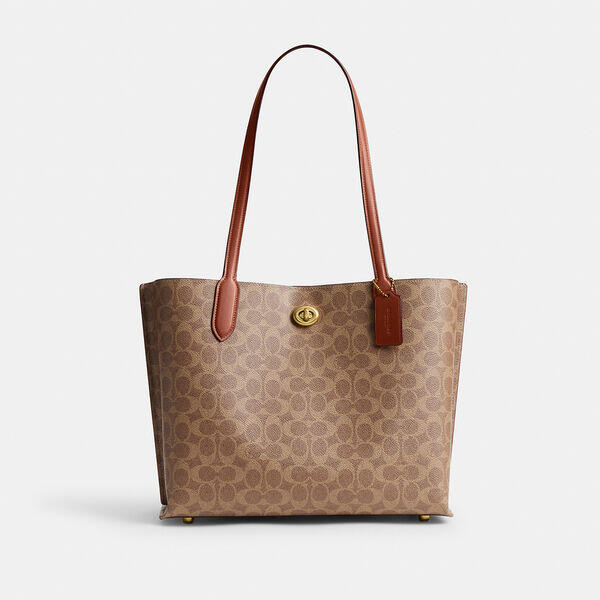 Willow Tote Bag In Signature Canvas
