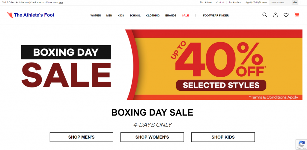 Sales Coupons Deals Boxing Day Sales 2020 The Atheletes Foot