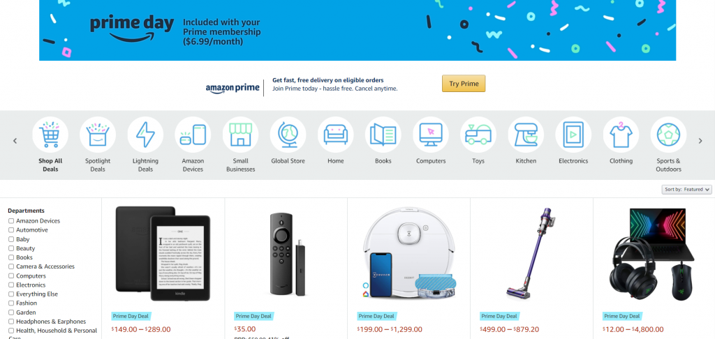 Sales Coupons Deal Amazon Prime Day 2021 conetnt