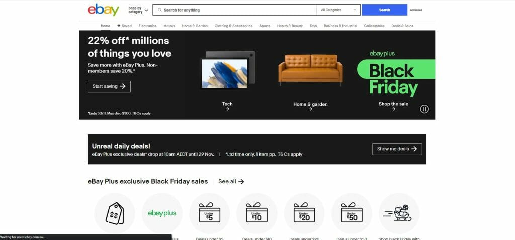 Sales Coupons Deals eBay Black Friday Sales 2022