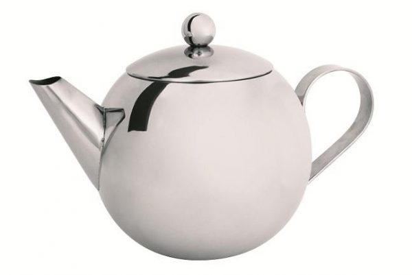 Kitchen Style - Avanti stainless steel teapot with laser etched infuser 900mL - Tea & Coffee Supplies