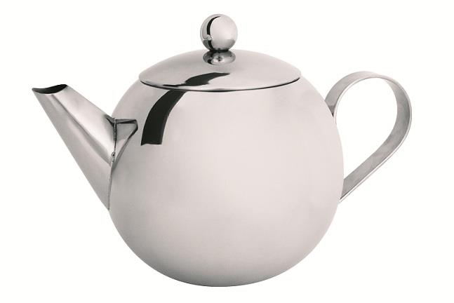 Avanti stainless steel teapot with laser etched infuser 900mL