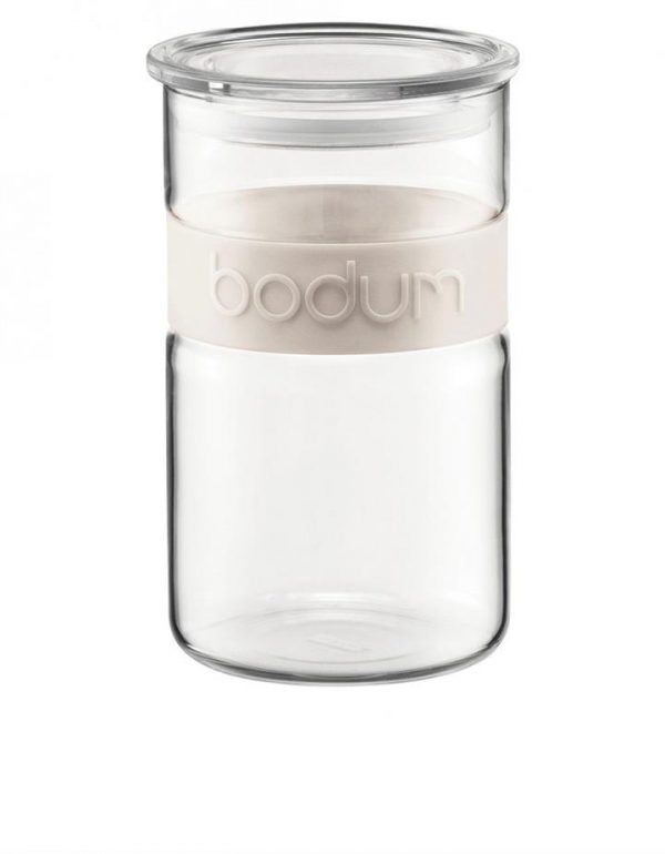 Kitchen Style - BODUM Presso Storage Jar Off White 2.0l - Kitchen Supplies