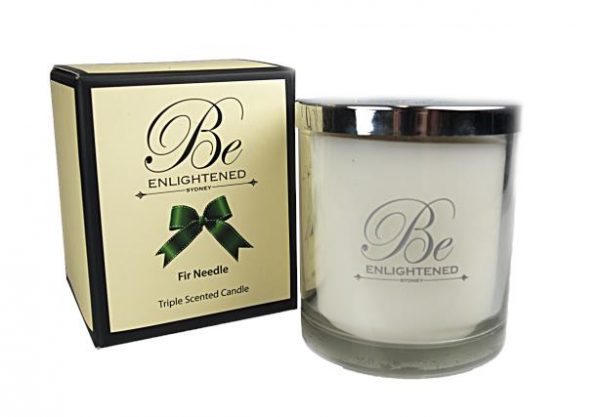 Kitchen Style - Be Enlightened Triple Scented 80hr Candle Fir Needle - Candles And Scents