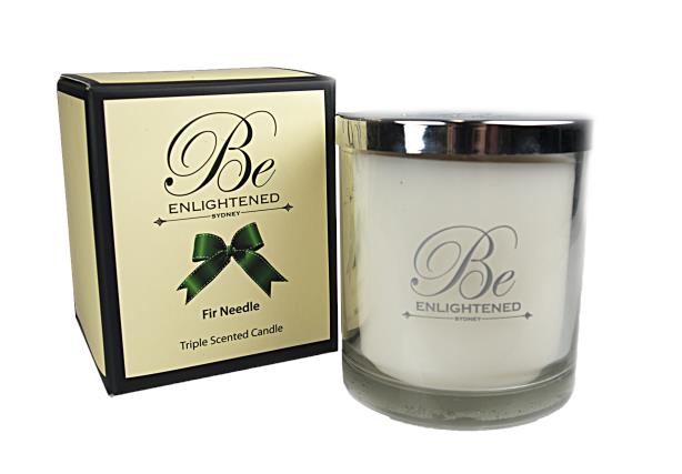 Be Enlightened Triple Scented 80hr Candle Fir Needle
