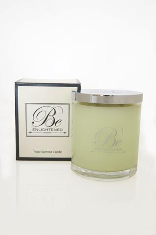 Be Enlightened Triple Scented 80hr Candle Tropical Coconut