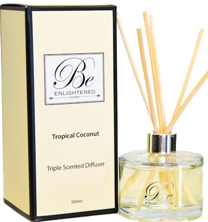 Be Enlightened Triple Scented Diffuser Tropical Coconut
