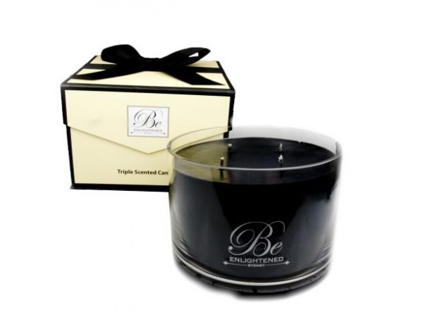 Kitchen Style - Be Enlightened Triple Scented Luxury Candle Oriental Baies - Candles And Scents