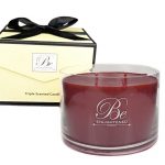 Kitchen Style - Be Enlightened Triple Scented Luxury Candle Red Roses - Candles And Scents