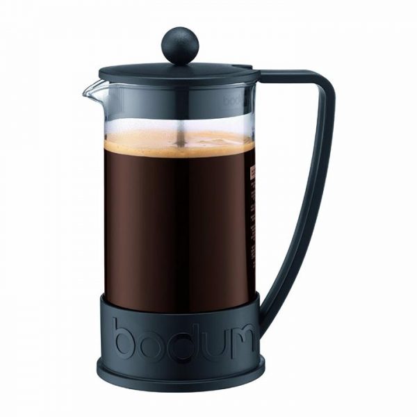 Kitchen Style - Bodum Brazil French Press Coffee Maker 8 Cup 1.0 Litre Black - Drinkware