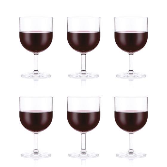 Bodum Oktett Durable Acrylic Red Wine Set of 6