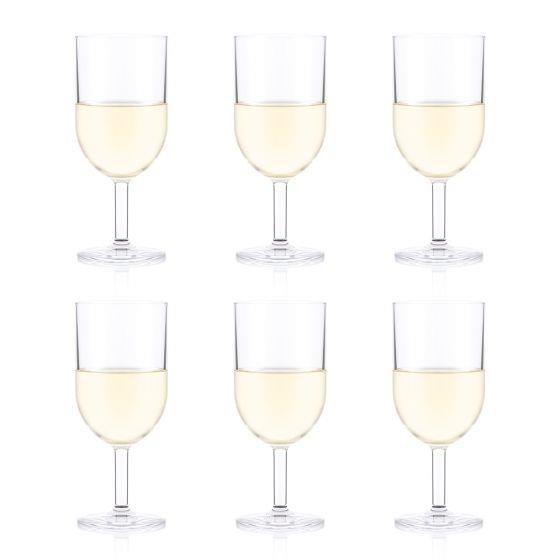 Bodum Oktett Durable Acrylic White Wine Set of 6