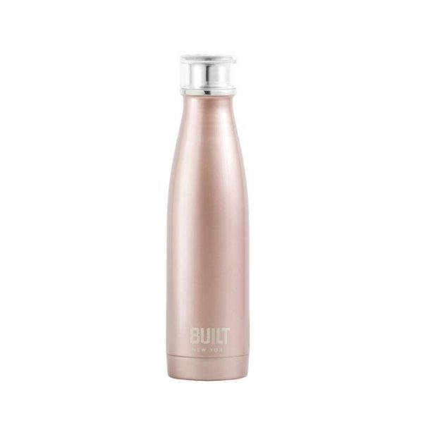 Kitchen Style - Built NY 500ml Perfect Seal Vacuum Insulated Bottle Rose PInk - Kitchen Supplies