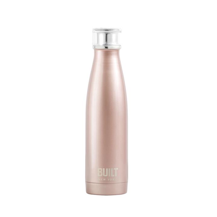 Built NY 500ml Perfect Seal Vacuum Insulated Bottle Rose PInk