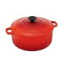 Kitchen Style - Chasseur Inferno Red Round French Oven 26cm / 5.2 Litre - Casseroloes