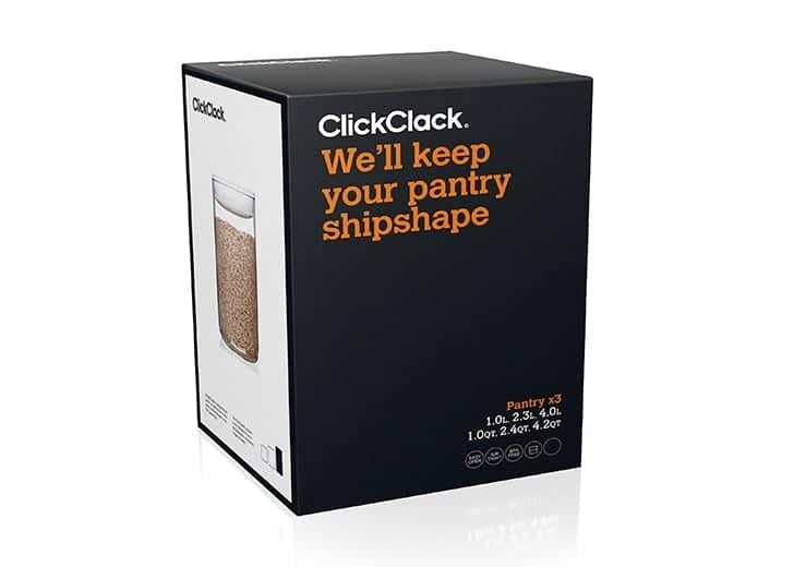 Click Clack Pantry Round Set of 3 Small – White