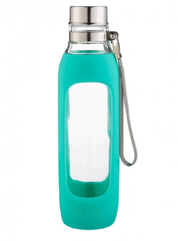 Kitchen Style - Contigo Purity Glass Water Bottle Jade 591ml - Drinkware
