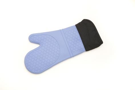 Cuisena Silicone/Fabric Oven Glove Blue