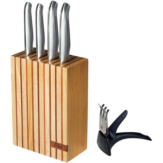 Füri Pro Wood Knife Block Set 6pc
