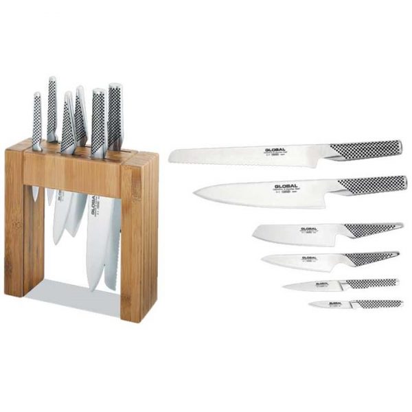 Kitchen Style - Global Ikasu 7 piece Knife Block - Cutlery