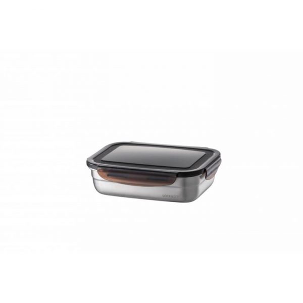 Kitchen Style - Lock & Lock Food-Safe Stainless Steel Rectangular container 670ml - Kitchen Supplies