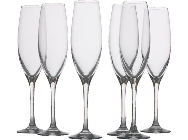 Kitchen Style - MAXWELL AND WILLIAMS MANSION Champagne Flute 180ML Set of 6 - Dinnerware & Serveware