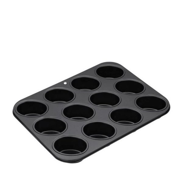 Kitchen Style - Mastercraft Non Stick 12 Hole Friand Pan 26.5 x 35.5cm - Bakeware