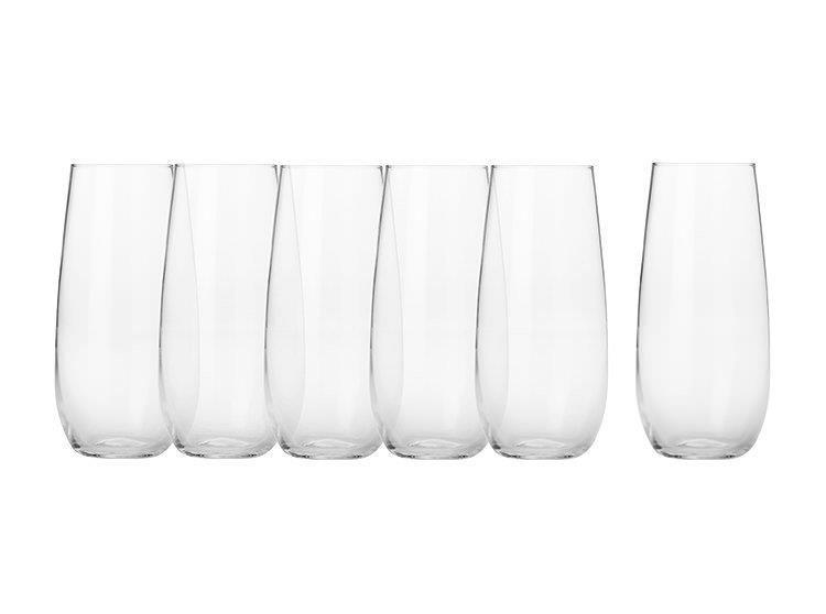 Maxwell & Williams Mansion Stemless Flute 230ML Set 6 Gift Boxed