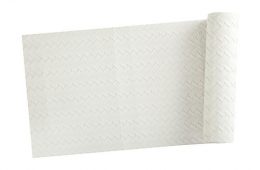 Maxwell & Williams Table Accents Leather Look Runner 30x150cm Ivory Plait