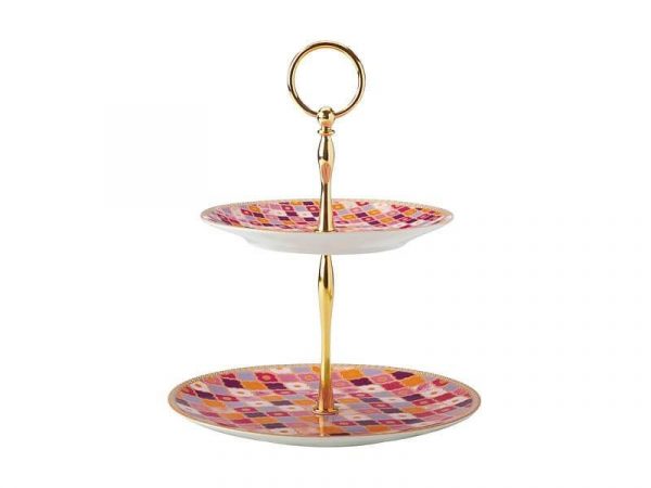 Kitchen Style - Maxwell & Williams Teas & C's Kasbah 2 Tiered Cake Stand Rose Gift Boxed - Kitchen Supplies