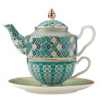 Kitchen Style - Maxwell & Williams Teas & C's Kasbah Tea For 1 with Infuser 380ML Mint Gift Boxed - Tea & Coffee Supplies