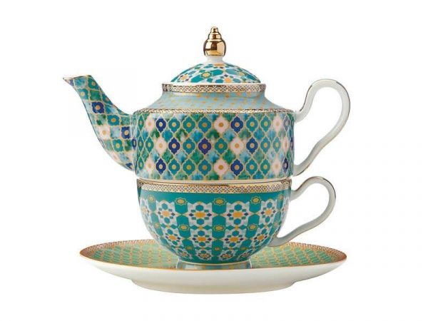 Kitchen Style - Maxwell & Williams Teas & C's Kasbah Tea For 1 with Infuser 380ML Mint Gift Boxed - Tea & Coffee Supplies