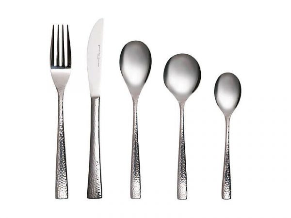 Kitchen Style - Maxwell & Williams Wayland Hammered Cutlery Set 36 Piece - Dinnerware & Serveware