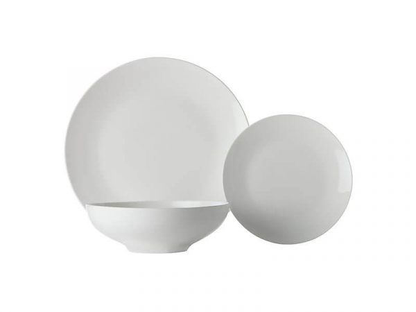 Kitchen Style - Maxwell & Williams White Basics 12 pce Coupe Dinner Set Tribeca - Dinnerware & Serveware