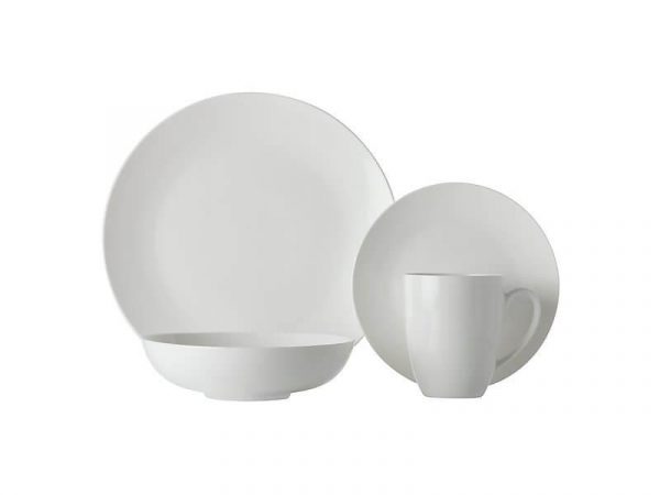Kitchen Style - Maxwell & Williams White Basics Fitzrovia Coupe Dinner Set 16pce - Dinnerware & Serveware