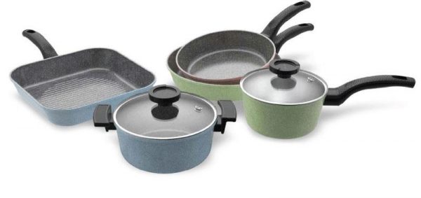 Kitchen Style - Neoflam Luke Hines Cookware Set + glass lids - Cookware