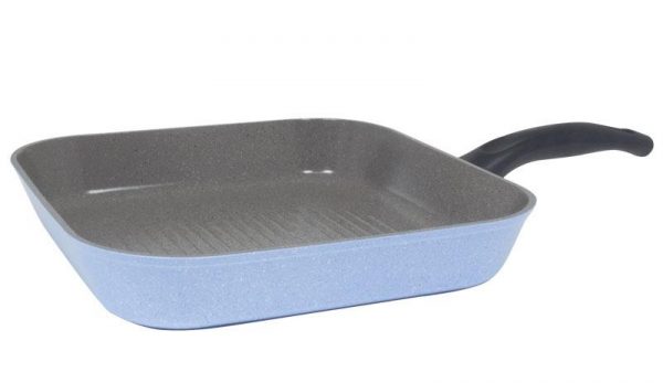 Kitchen Style - Neoflam Square Grill Pan 28cm Blue marble - Luke Hines - Kitchen Supplies