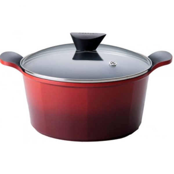 Kitchen Style - Neoflam Venn 28cm Casserole Red 7L Induction - Kitchen Supplies