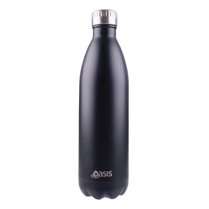 Oasis Stainless Steel Insulated Drink Bottle 1 Ltr Matte Black