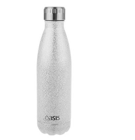 Oasis Stainless Steel Insulated Drink Bottle 350ml Silver