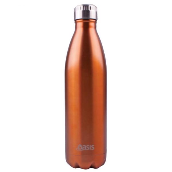 Kitchen Style - Oasis Stainless Steel Insulated Drink Bottle 750ml Champagne - Drinkware