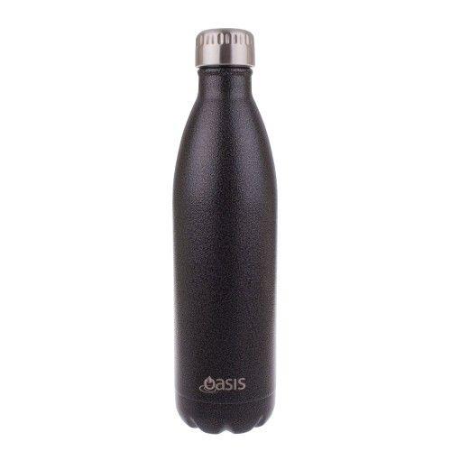 Oasis Stainless Steel Insulated Drink Bottle 750ml Hammertone Grey