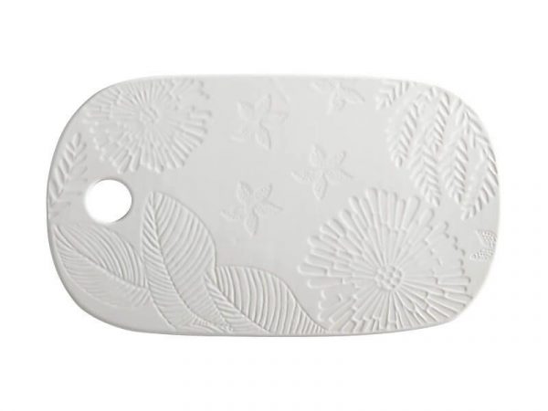 Kitchen Style - Panama Cheese Platter 40x23cm White Gift Boxed - Platters