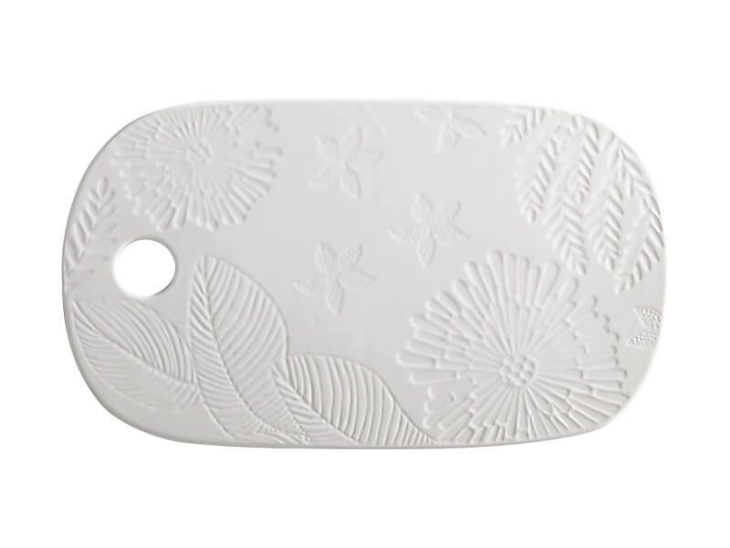 Panama Cheese Platter 40x23cm White Gift Boxed