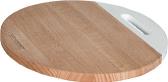 Peer Sorensen Acacia Beech wood serving board with slot handle Colour: White 30 x 1.5cm