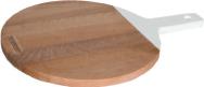 Peer Sorensen Acacia Beech wood serving board with slot handle Colour: White 40 x 30 x 1.5cm