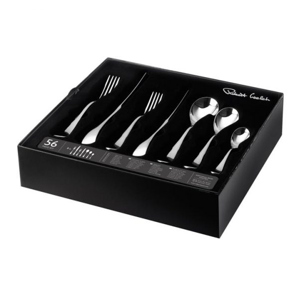Kitchen Style - Robert Welch Ashbury Bright 56 Piece Cutlery Set - Cutlery