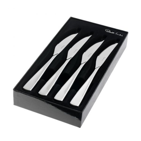 Kitchen Style - Robert Welch Aspen Bright Steak Knife Set of 4 - Cutlery