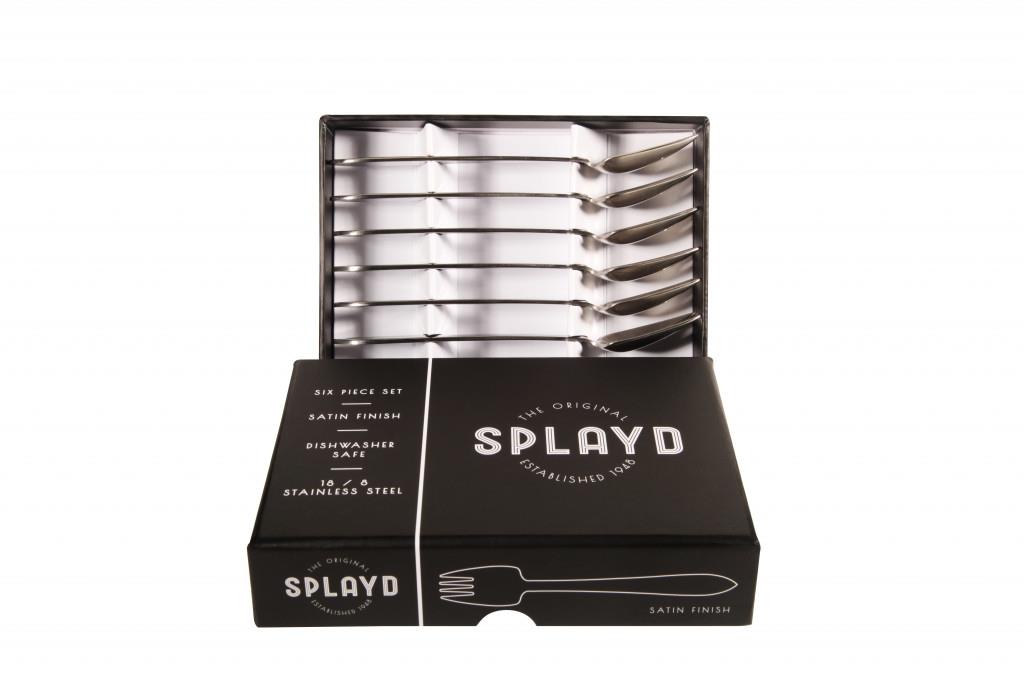 Splayd Black Label Stainless Steel Satin Mini 6pc Set